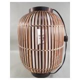 Wood table lamp