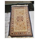 Chinese hand made floral rug