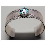 Signed Robert Kelly Sterling silver cuff