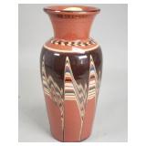 Troyan Bulgarian redware pottery vase