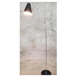 Robert Sonneman-style chrome floor lamp