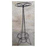 Mid-century Modern iron plant stand