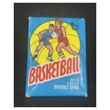 Rare 1975 Topps basketball wax pack