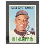 1967 Topps Willie Mays card