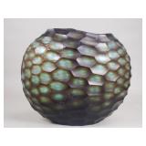 Hand blown art glass vase