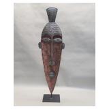 Contemporary metal mask decoration