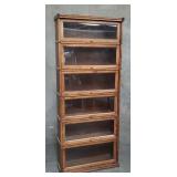 Oak lawyer's bookcase