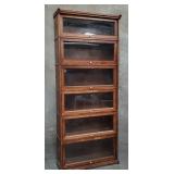 Oak lawyer's bookcase