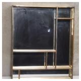 Mid-century Modern mirrored back metal shadow box