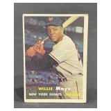 1957 Topps Willie Mays card