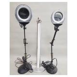 3 contemporary table lamps