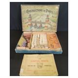 Antique French building block kit with original