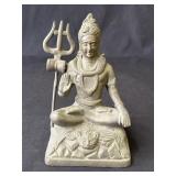 Vintage brass lord Shiva statue