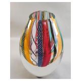 Seguso art glass vase