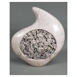 Jeff Margolin style ceramic sculpture