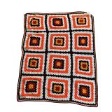 Vintage handmade crochet blanket