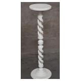 Barley twist wood plant stand