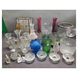 Box of glass ice bucket, display cabinet,