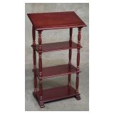 Contemporary wood book stand