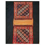 Vintage handmade Persian rug saddle bag