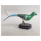 Vintage Asian Cloisonné bird figurine