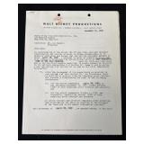 Walt Disney 1956 distribution contract