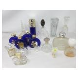 Group of vintage perfume bottles