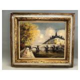 Signed Victor Luoma oil on canvas