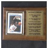 Vintage Michael Jordan commemorative plaque