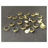 Lot of 10k gold fill rings