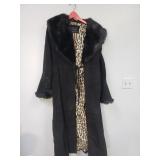 Womens faux fur coat