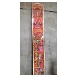 Large Indian folk art watercolor painting