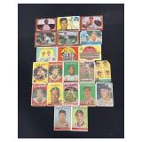 Lot 1950s Topps baseball cards