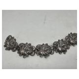 Vintage sterling silver Asian style bracelet