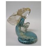 Vintage Murano style hand blown art glass angel