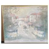 Vintage Lee reynolds burr signed  oil on canvas