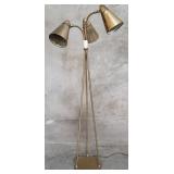 Mid-century Modern brass floor lamp