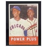 1963 Topps Hank Aaron and Ernie Banks card