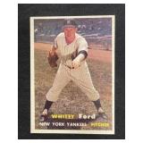 1957 Topps Whitey Ford card