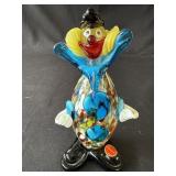Vintage Murano Italian art glass clown