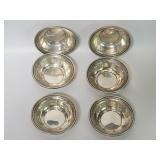 International sterling silver salt cellars