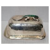 Emilia Castillo (Mexico) silver plate butter