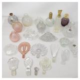Group of vintage perfume bottles