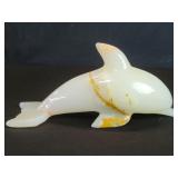 Onyx dolphin figure