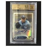 Matt Moore Topps Chrome autographed rookie card