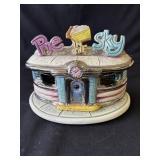 Signed ceramic diner sculpture
