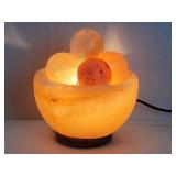 Himalayan salt table lamp