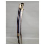 Vintage Indian talwar sword with steel blade and