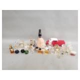 Group of vintage perfume bottles