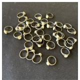 Lot of vintage silver rings